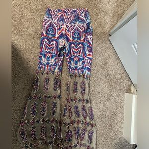 Disco lemonade x kevin psychedelic bell bottoms